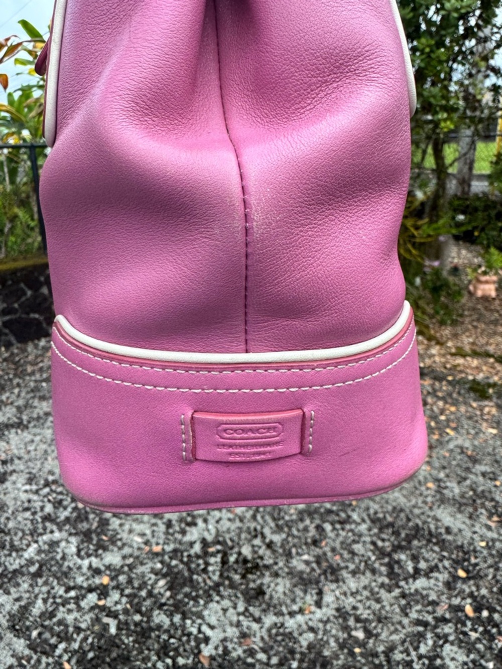 Coach 2003 Pink Leather Tote Shoulder Bag M3Q-9605 Y2K Classic Handbag - Picture 6 of 11